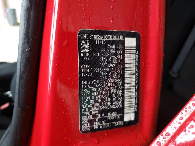 2016 NISSAN JUKE S - JN8AF5MRXGT603205