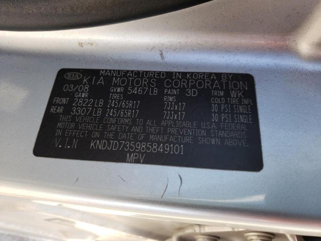 KNDJD735985849101 KIA SORENTO EX