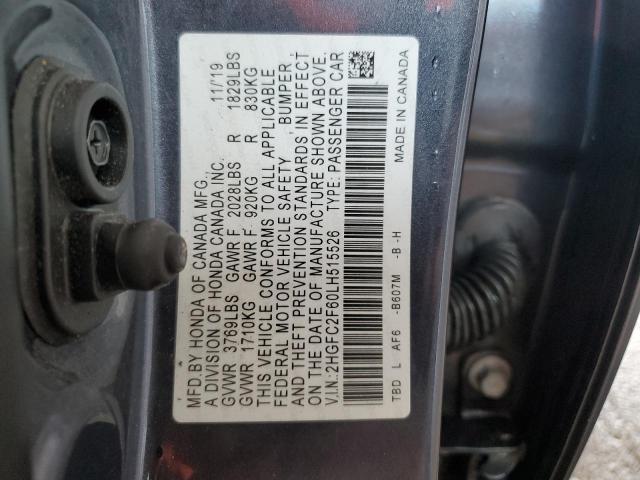 2HGFC2F60LH515526 Honda Civic Lx