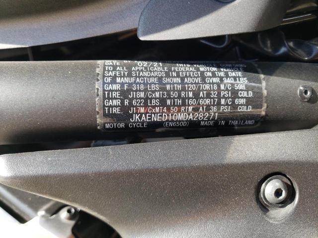 2021 KAWASAKI EN650 D JKAENED10MDA28271