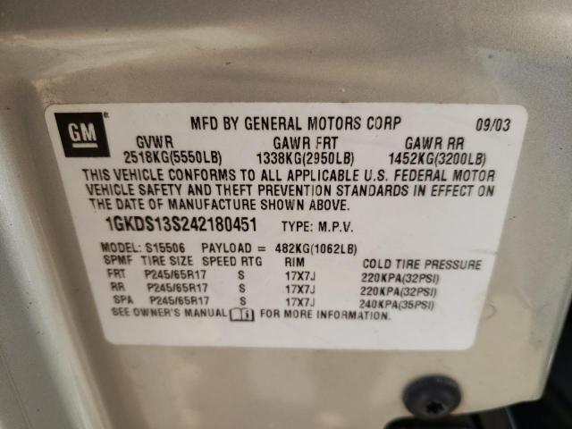 1GKDS13S242180451 GMC Envoy
