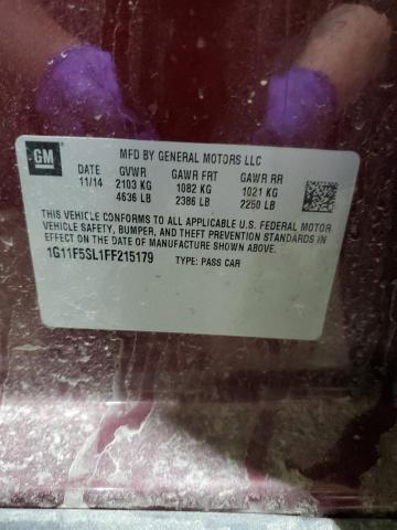 2015 CHEVROLET MALIBU LTZ - 1G11F5SL1FF215179