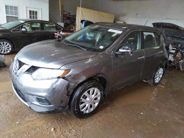 Salvage cars for sale from Copart Davison, MI: 2015 Nissan Rogue S