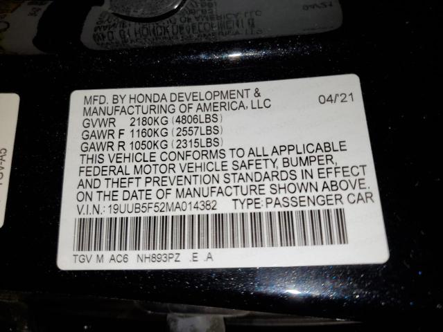 2021 ACURA TLX TECH A - 19UUB5F52MA014382
