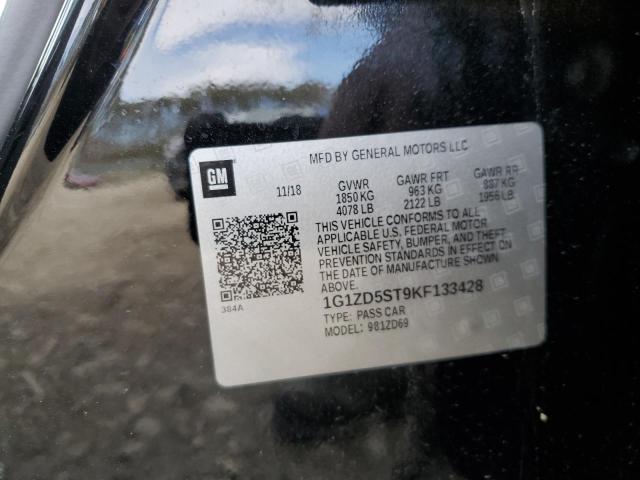 2019 CHEVROLET MALIBU  LT - 1G1ZD5ST9KF133428