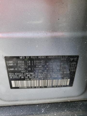4S4BSELC9F3239362 Subaru Outback 3.6r Limited