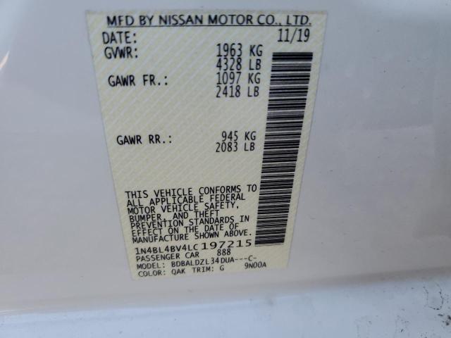 1N4BL4BV4LC197215 Nissan ALTIMA S