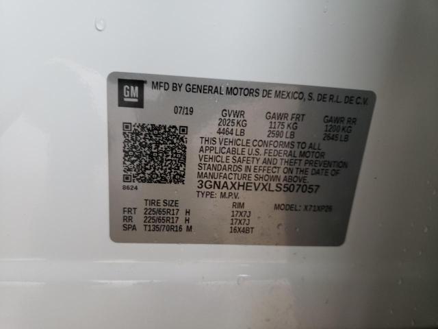 2020 CHEVROLET EQUINOX LS - 3GNAXHEVXLS507057