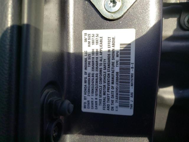 2018 HONDA CR-V EX 7FARW2H51JE088498