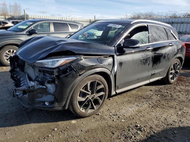 Infiniti QX50 salvage cars for sale: 2019 Infiniti QX50 Essential