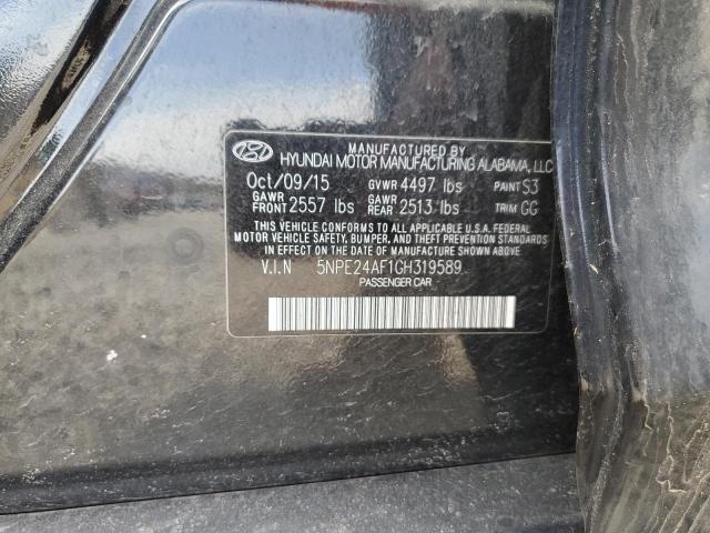 2016 HYUNDAI SONATA SE 5NPE24AF1GH319589