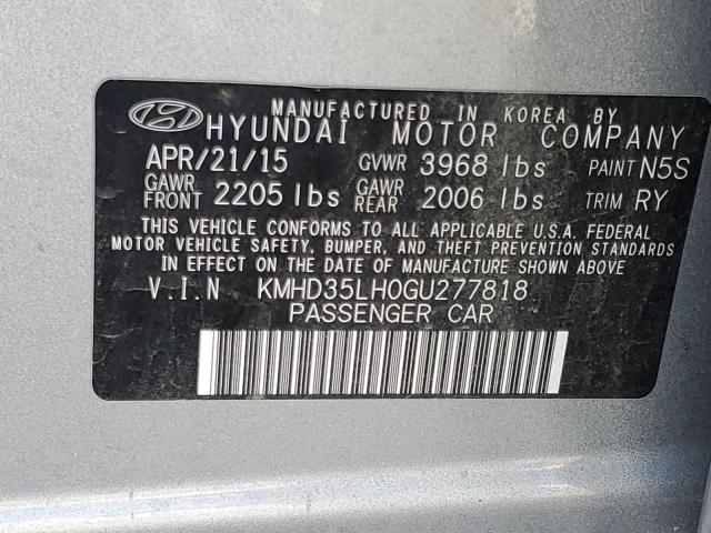2016 HYUNDAI ELANTRA GT - KMHD35LH0GU277818