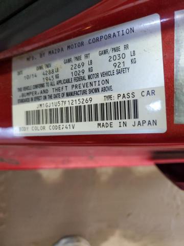 2015 MAZDA 6 SPORT - JM1GJ1U57F1215269
