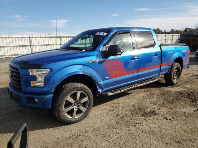 Salvage cars for sale from Copart Fredericksburg, VA: 2016 Ford F150 Supercrew