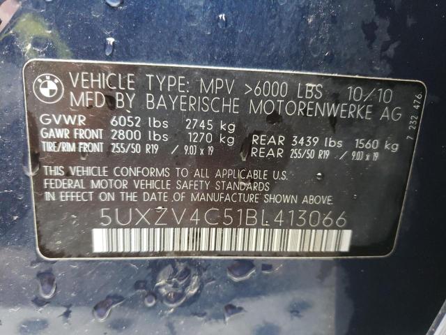 5UXZV4C51BL413066 BMW X5 Xdrive35i