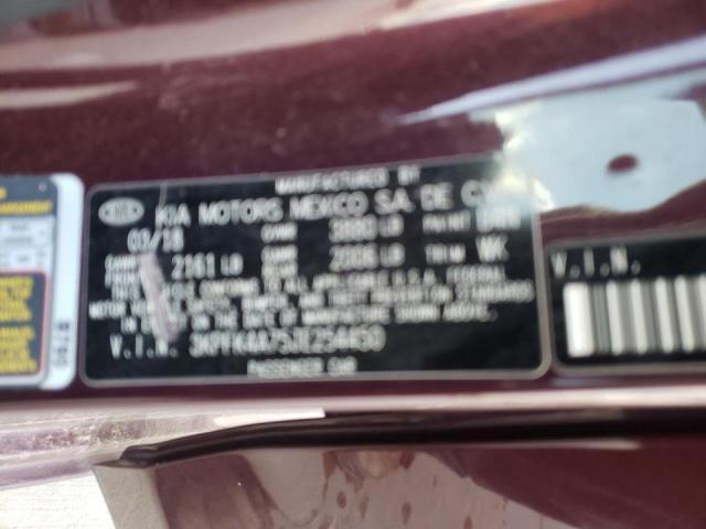3KPFK4A75JE254450 KIA FORTE LX