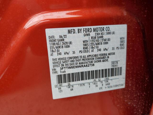 2022 FORD MAVERICK X - 3FTTW8E99NRA82738