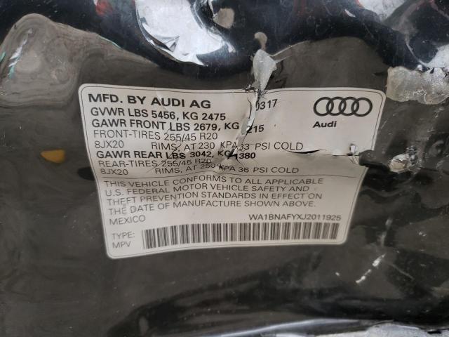 2018 AUDI Q5 PREMIUM - WA1BNAFYXJ2011925