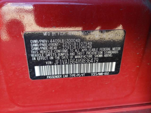 JF1VA1B64H9836479 Subaru WRX