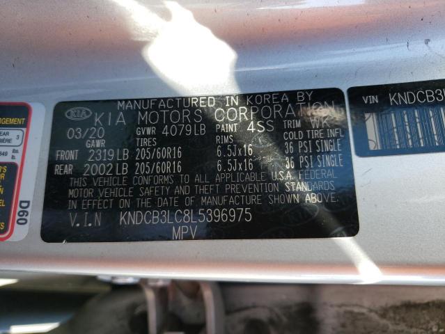 KNDCB3LC8L5396975 KIA NIRO LX