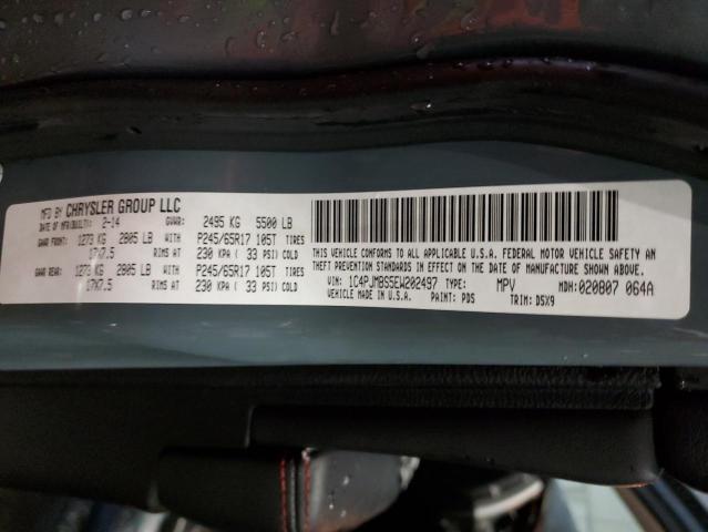 1C4PJMBS5EW202497 Jeep Cherokee Trailhawk