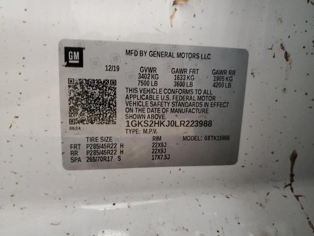 1GKS2HKJ0LR223988 GMC YUKON XL DENALI