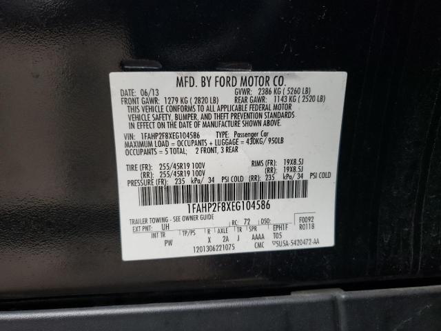 1FAHP2F8XEG104586 Ford Taurus Limited