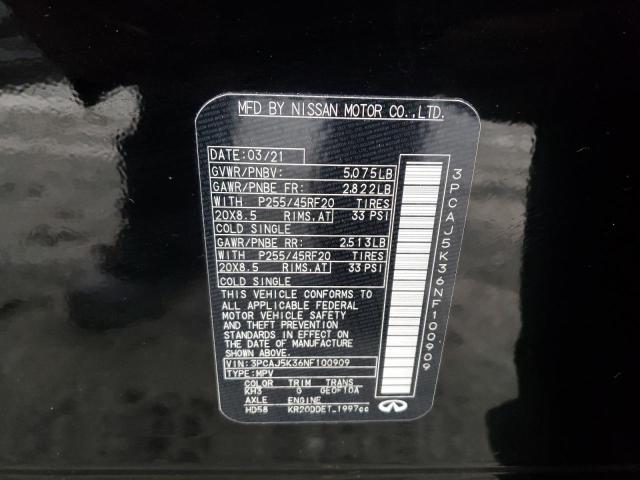 2022 INFINITI QX55 ESSEN - 3PCAJ5K36NF100909