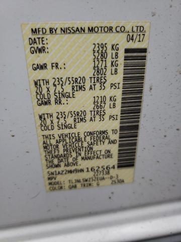 2017 NISSAN MURANO S - 5N1AZ2MH9HN162564