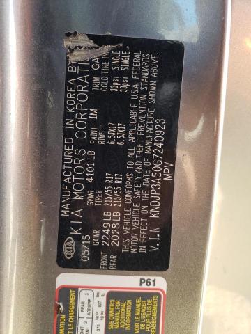 2016 KIA SOUL + - KNDJP3A50G7240923