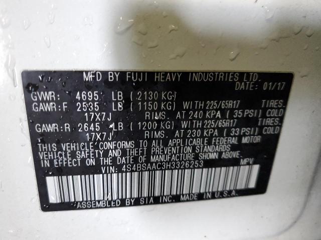4S4BSAAC3H3326253 Subaru Outback 2.5i