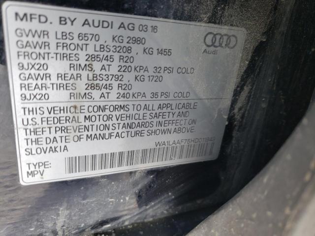2017 AUDI Q7 PREMIUM - WA1LAAF75HD011949