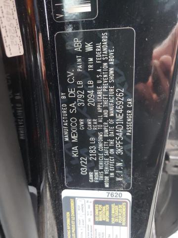 2022 KIA FORTE GT L - 3KPF54AD1NE469262