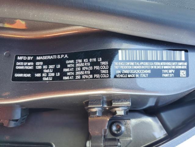 ZN661XUA2KX334848 Maserati Levante