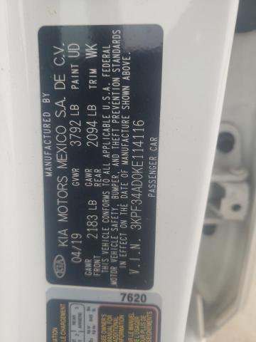 2019 KIA FORTE GT L - 3KPF34AD0KE114116