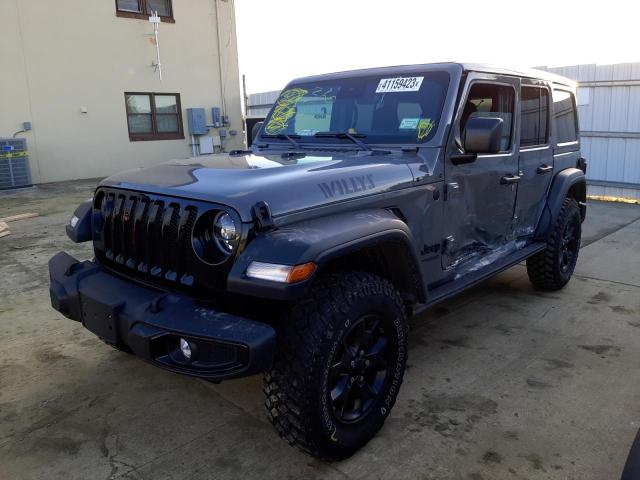 Salvage cars for sale from Copart Windsor, NJ: 2022 Jeep Wrangler Unlimited Sport