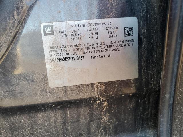 2015 CHEVROLET CRUZE LT - 1G1PE5SB9F7178137