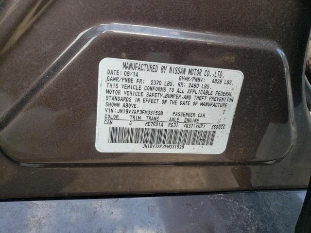 2015 INFINITI Q50 BASE JN1BV7AP3FM331528