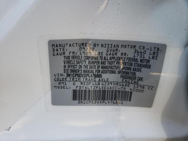 3N1CP5DVXPL476865 Nissan KICKS SR