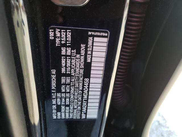2021 PORSCHE CAYENNE - WP1AA2AY1MDA04458