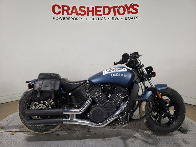 Salvage motorcycles for sale at Dallas, TX auction: 2021 Indian Motorcycle Co. Scout Bobber Sixty ABS