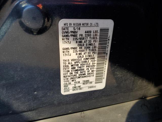 JN8AT2MT9GW004216 Nissan ROGUE S
