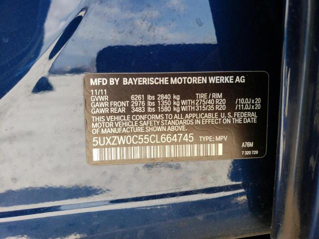 5UXZW0C55CL664745 BMW X5 Xdrive35d