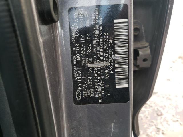2015 HYUNDAI ACCENT GLS - KMHCT4AEXFU792368