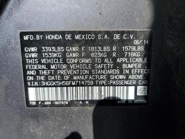 2015 HONDA FIT LX - 3HGGK5H56FM714759