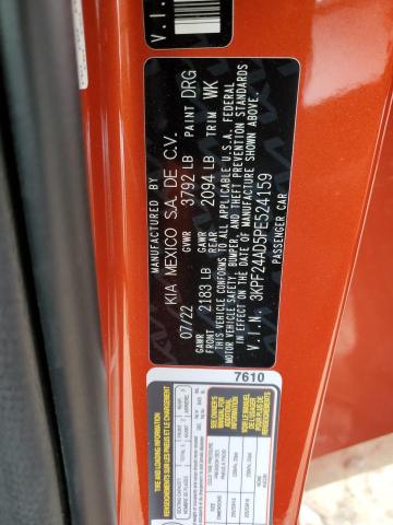 3KPF24AD5PE524159 KIA FORTE LX