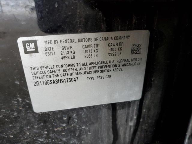 2017 CHEVROLET IMPALA LT - 2G1105SA8H9175047