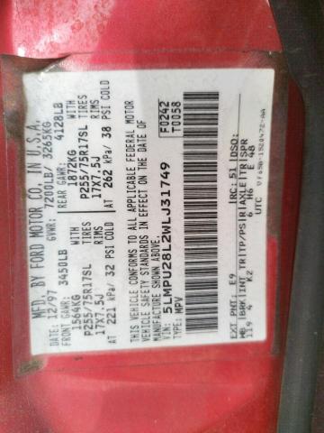 5LMPU28L2WLJ31749 Lincoln Navigator