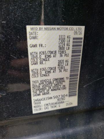 2017 NISSAN TITAN S - 1N6AA1EJ5HN507304