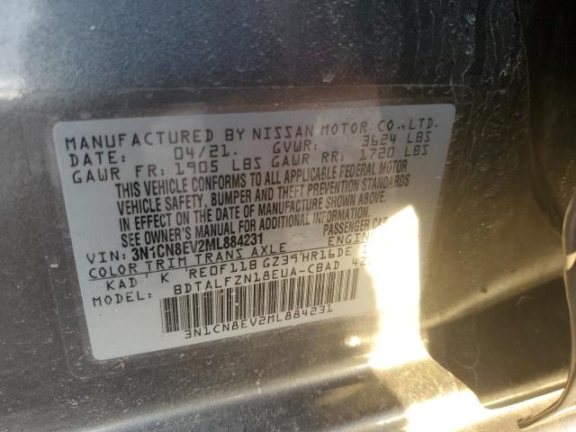 2021 NISSAN VERSA SV - 3N1CN8EV2ML884231